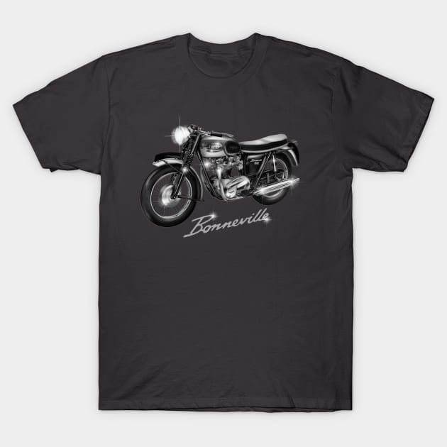 The Sublime Bonneville Motorcycle T-Shirt by MotorManiac